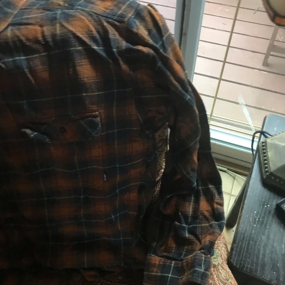 Vintage Rare Patagonia Men’s Heavyweight Organic Cotton Flannel Shirt - Picture 7 of 15